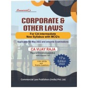 Commercial's Corporate & Other Laws for CA Intermediate May 2022 Exam [New Syllabus] by CA. Vijay Raja